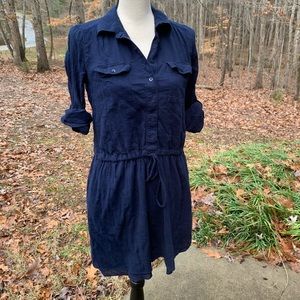 Gap navy shirt dress in EUC size XS